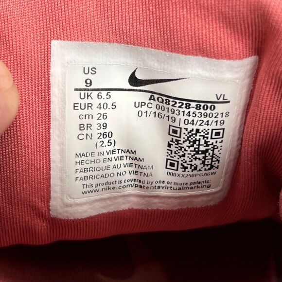 Nike Zoom Winflo 6 Running Shoes Women's Size 9 Athletic Training Gym Sneakers - Picture 12 of 12